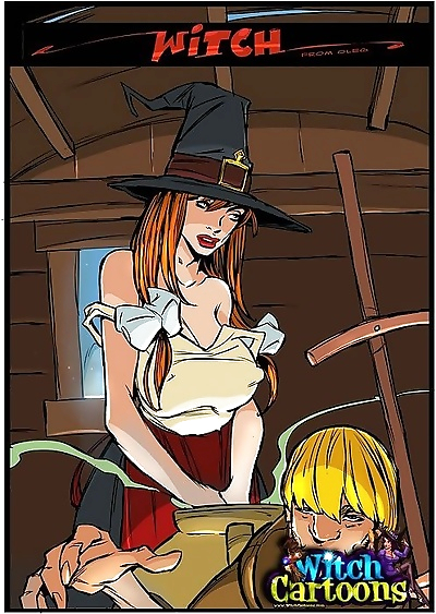 Stacked witch giving sloppy blowjob - part 1550